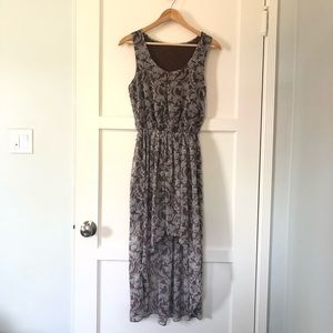 Floral High Low Dress - Size M